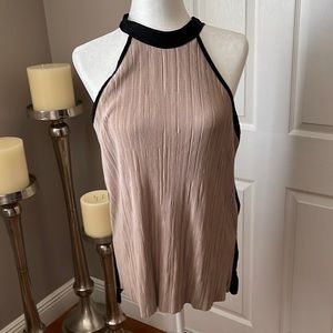 multicolored Zara blouse.